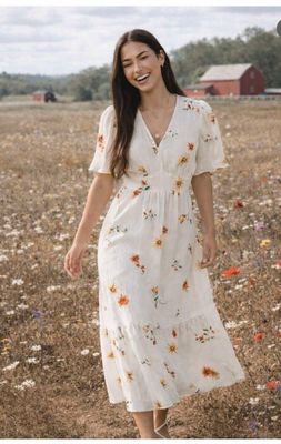 Room 34 Mix Floral sun dress