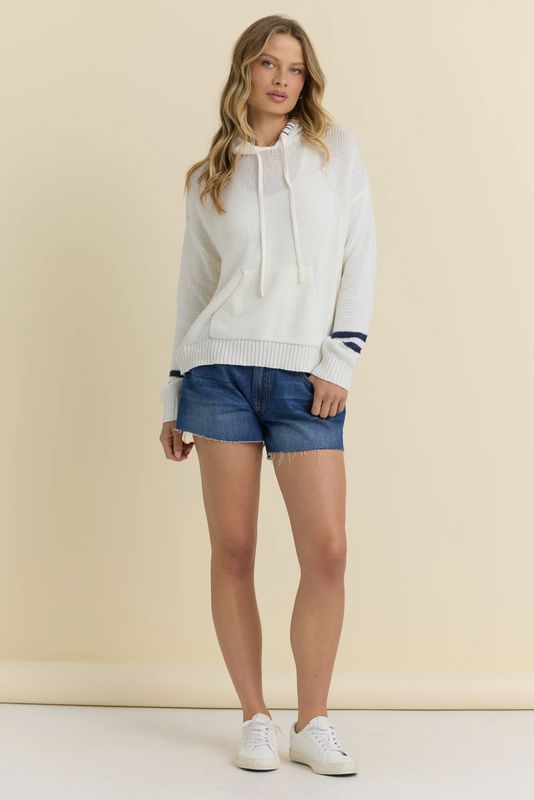 Vintage Havana Anchor Knit Hoodie