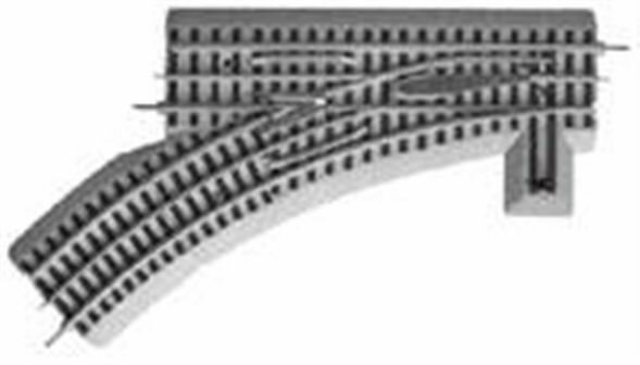 FasTrack O36 LH Manual Switch Track