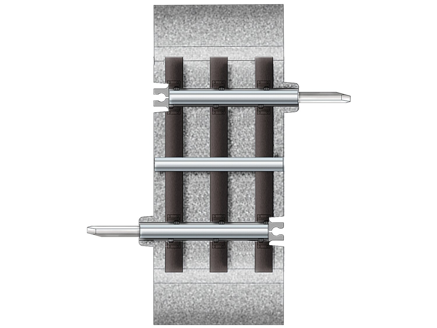 1 3/8&quot; FasTrack w/Roadbed