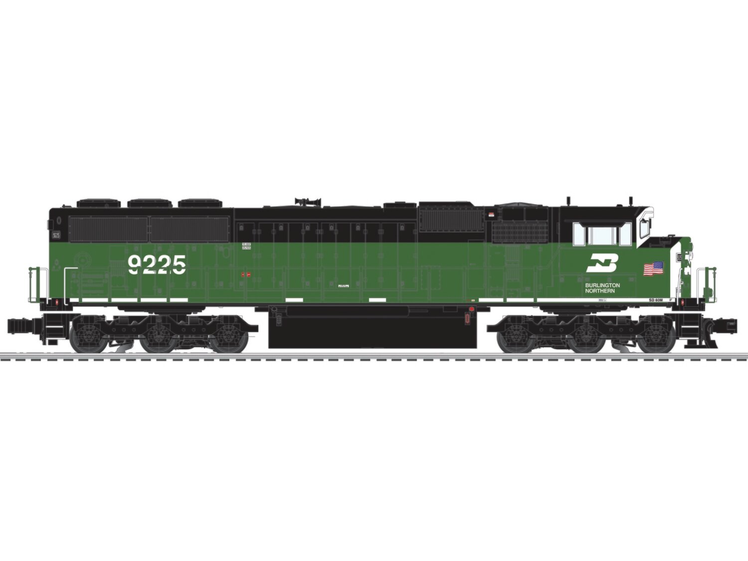 Burlington Northern SD60M #9225