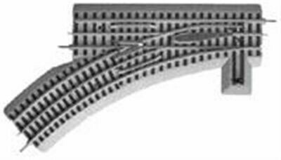 FasTrack O36 LH Manual Switch Track