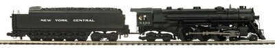 NYC 4-6-4 J-1e Hudson Steam Engine w/PS 3