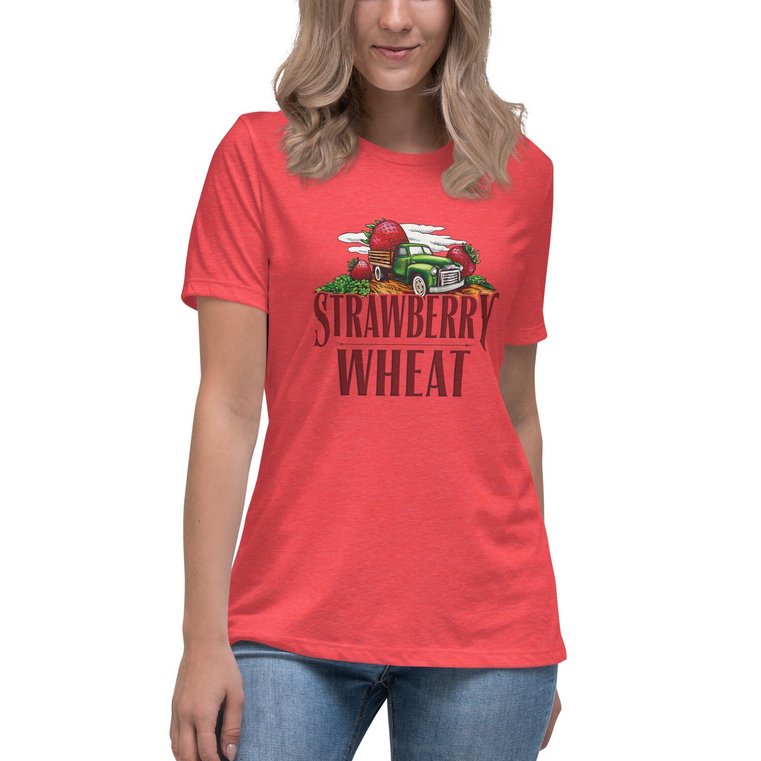 Women's Relaxed T-Shirt - Strawberry Wheat