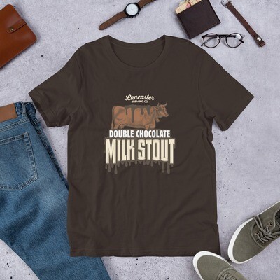 Short-sleeve unisex t-shirt - DC Milk Stout Logo