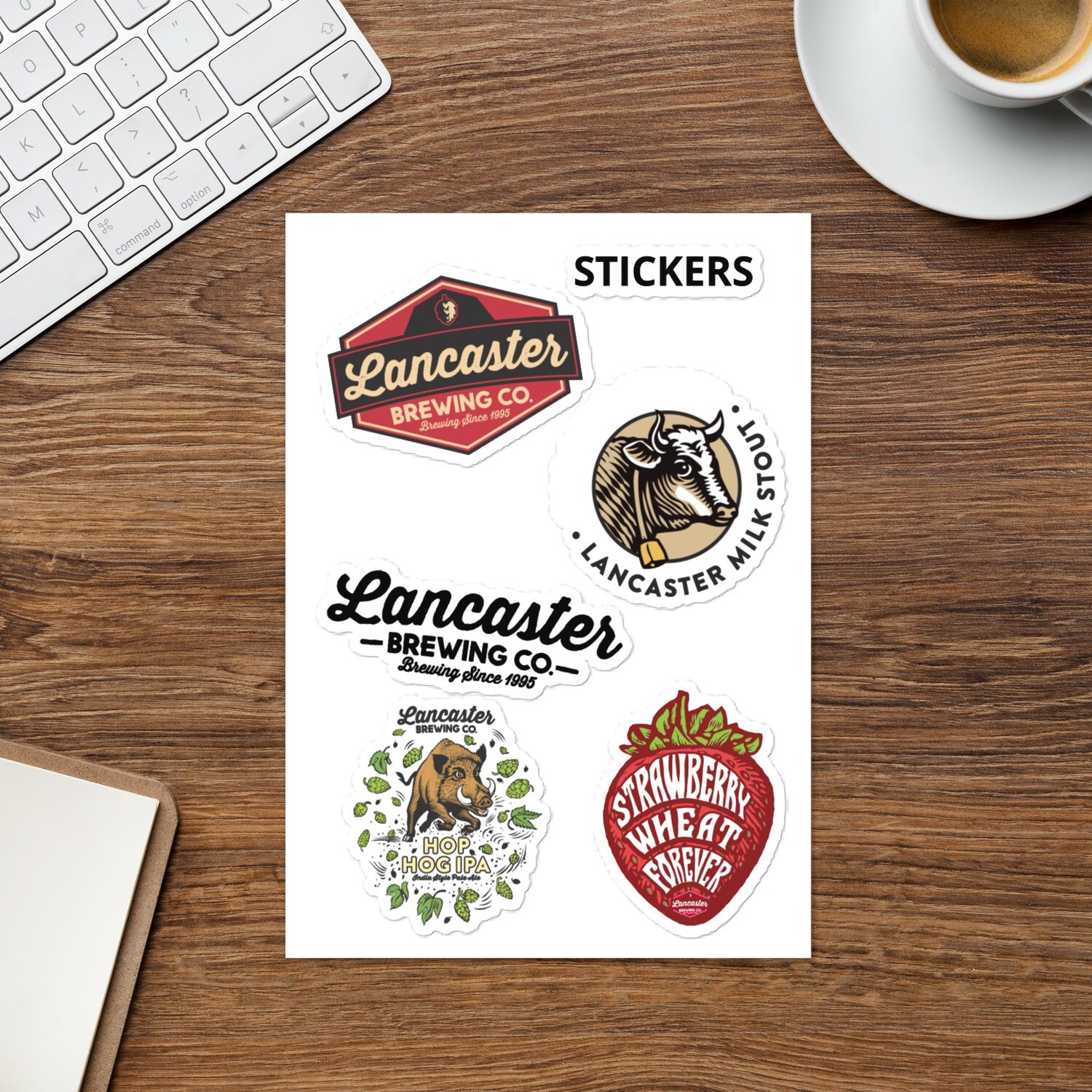 Lancaster Brewing Company Sticker sheet