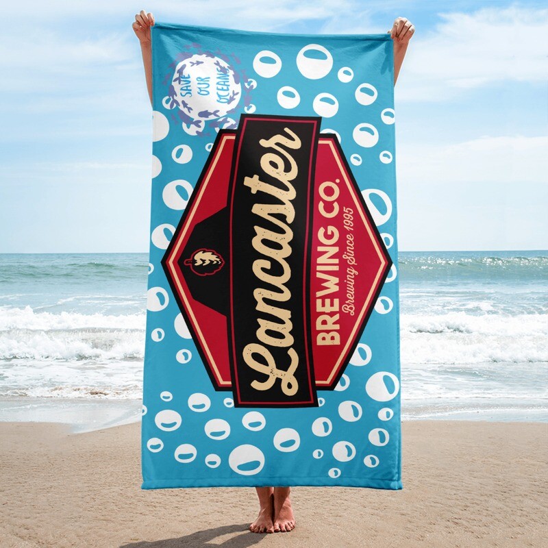 LBC Save Our Ocean Beach Towel