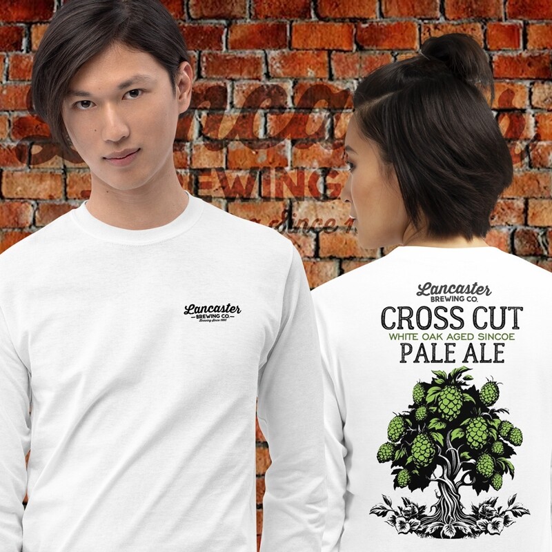 Long-sleeve Men's t-shirt - Cross-Cut Logo