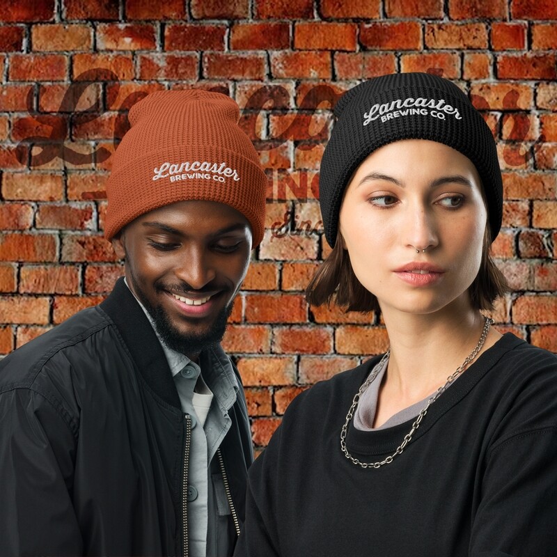 Waffle beanie - Script LBC Logo