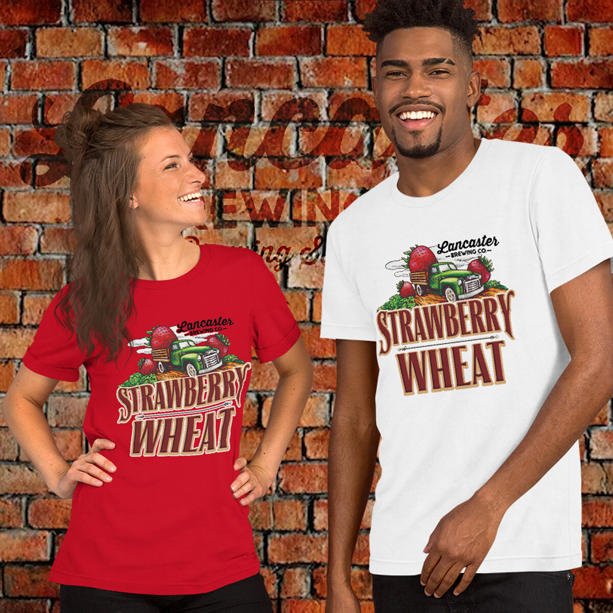 Short-sleeve Unisex t-shirt Strawberry Wheat 2