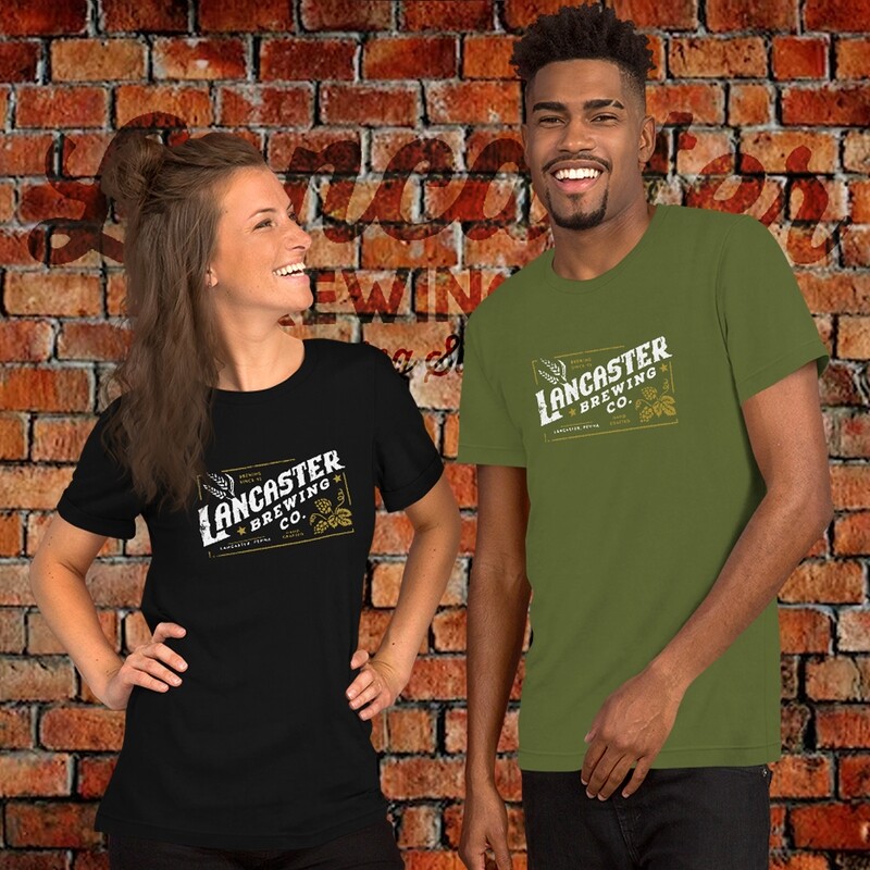 Short-sleeve Unisex t-shirt - Lancaster Logo T