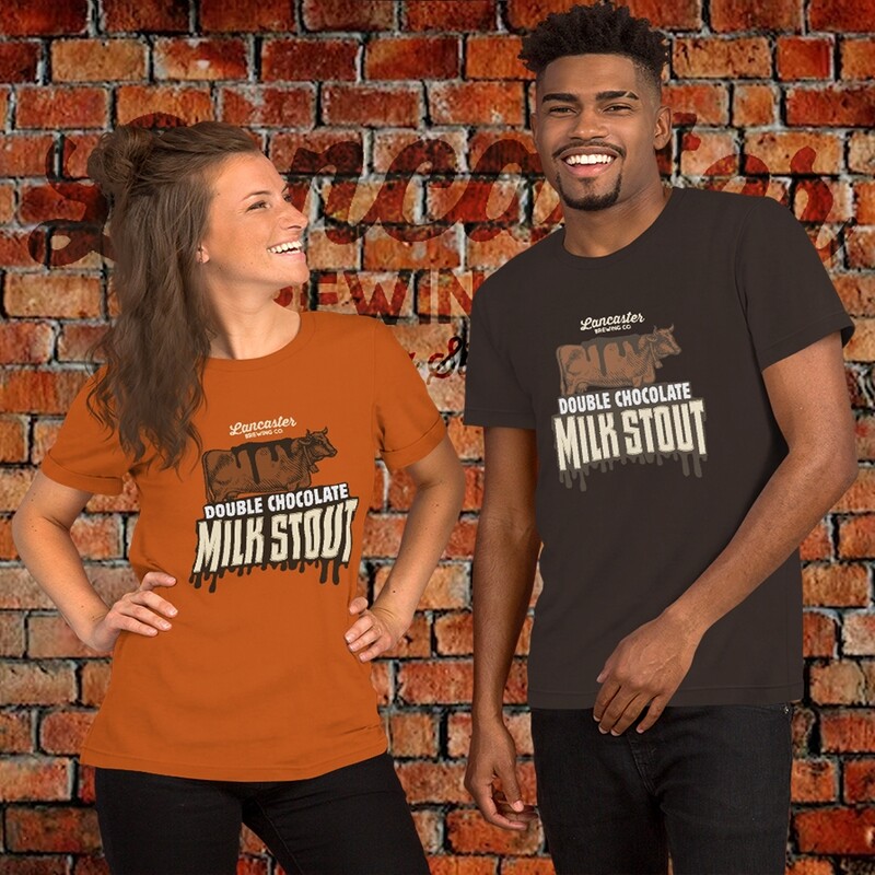 Short-sleeve unisex t-shirt - DC Milk Stout Logo