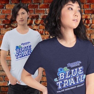 Short-sleeve unisex t-shirt - Blue Trail