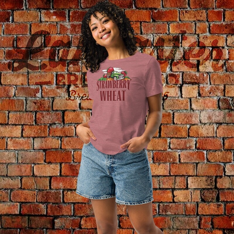 Women's Relaxed T-Shirt - Strawberry Wheat