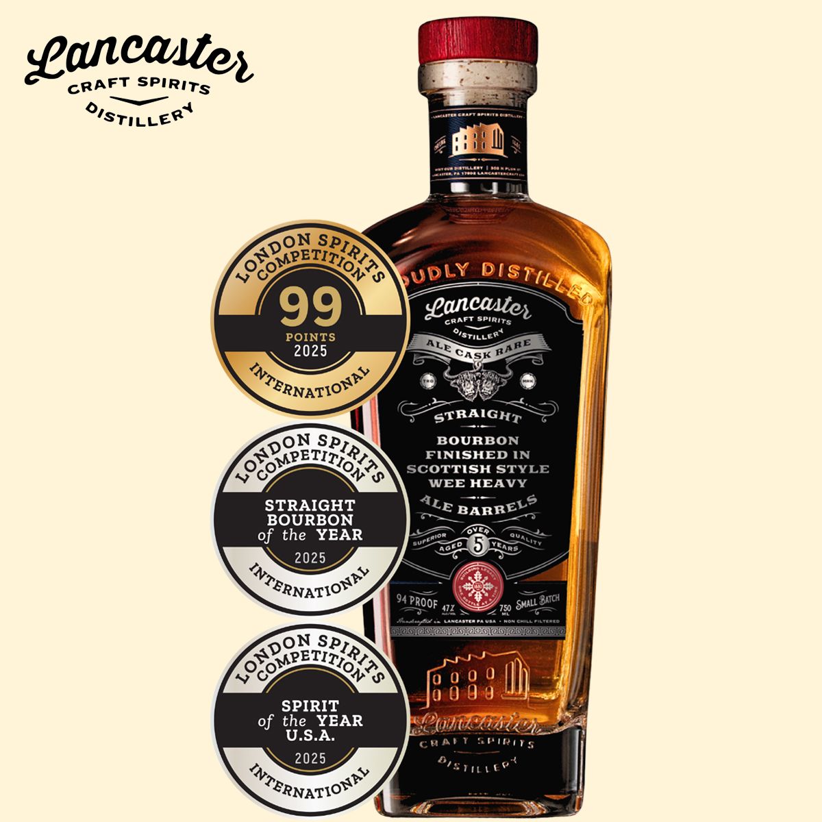 LANCASTER ALE CASK RARE 6 YEAR BOURBON
