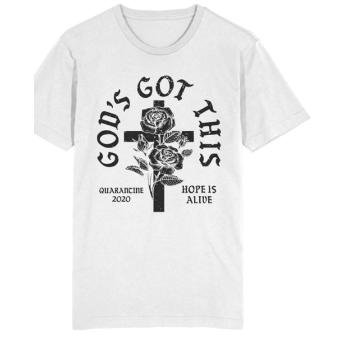 Limited Edition White 2020 Quarantine T-Shirt Limited Edition White 2020 Quarantine T-Shirt