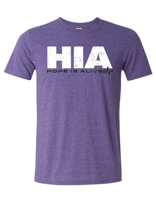 HIA T-Shirt Overdose Awareness Purple