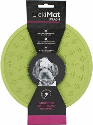 Lickimat Splash Lick Mat Bowl con ventosa, juguete de distractor de tiempo de baño, perros y gatos, recorte de uñas y arreglo, un regalo de comida con mantequilla de mani o yogur para mascota Lickimat Splash Lick Mat Bowl con ventosa, juguete de distractor de tiempo de baño, perros y gatos, recorte de uñas y arreglo, un regalo de comida con mantequilla de mani o yogur para mascota