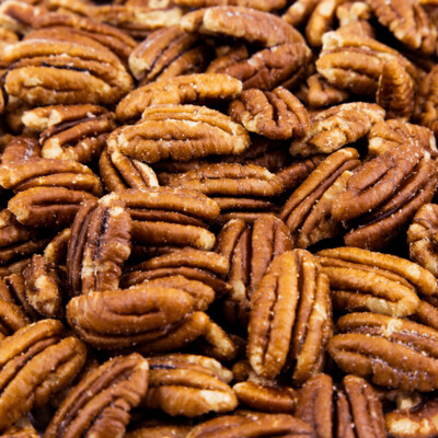 S. Ga. Pecan Co. -  Roasted and Salted 
 Mammouth Pecan Halves. 1 lb. bag.