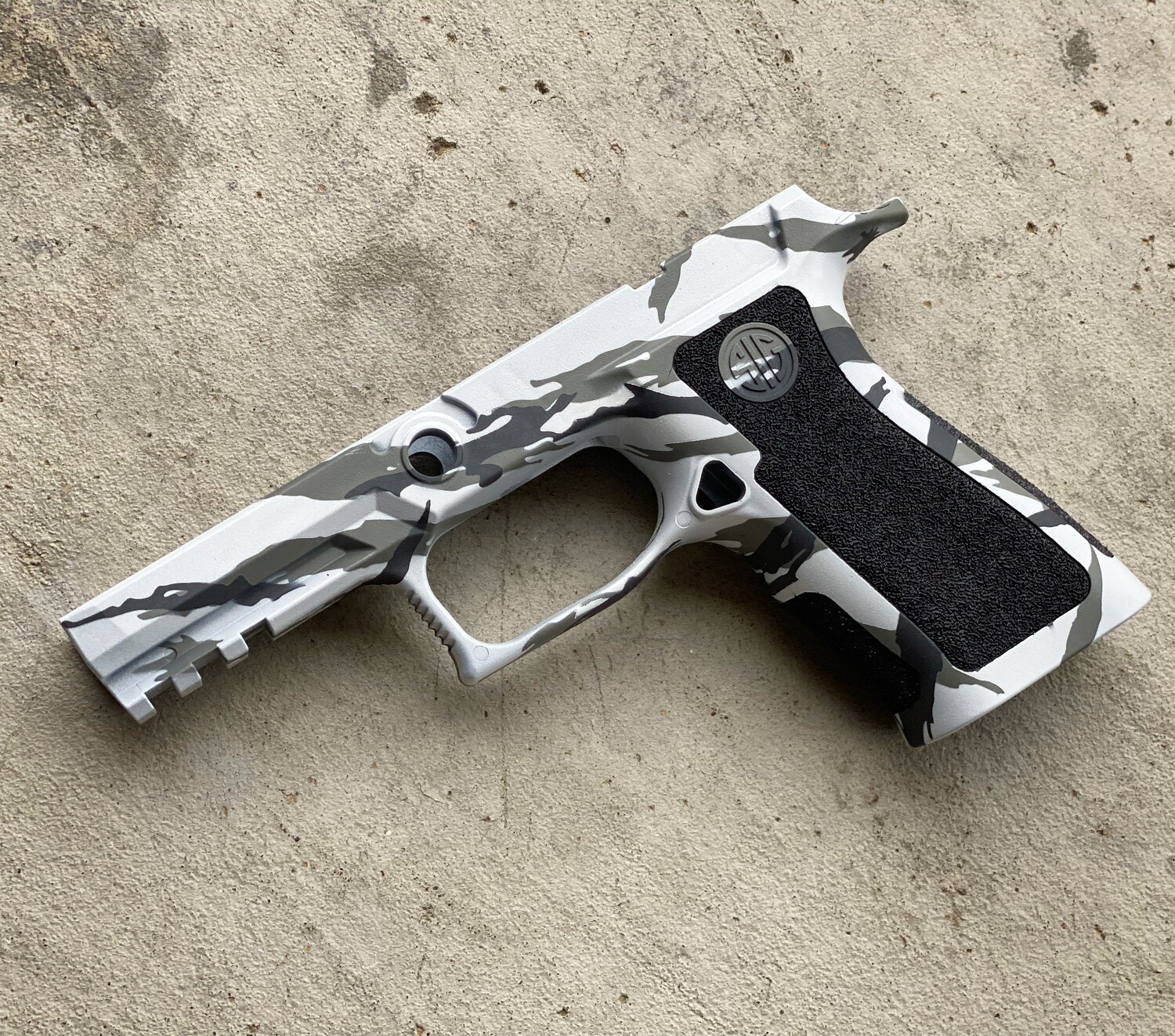 Sig Sauer P320 X-Carry Alpine Tiger Stripe Grip Module Sig Sauer P320 X-Carry Alpine Tiger Stripe Grip Module