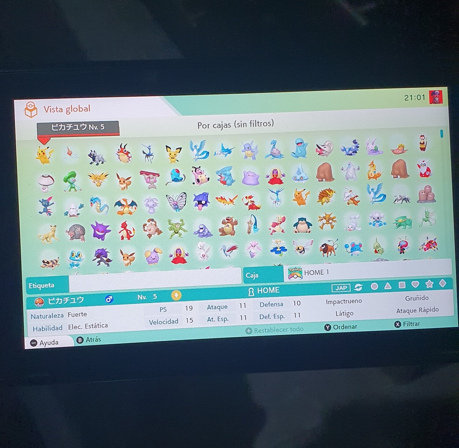AMBAS, Pokémon Home Pokédex Completa Gen. 1 A 7 (pokedex shiny Y pokedex Normal y de Evento)