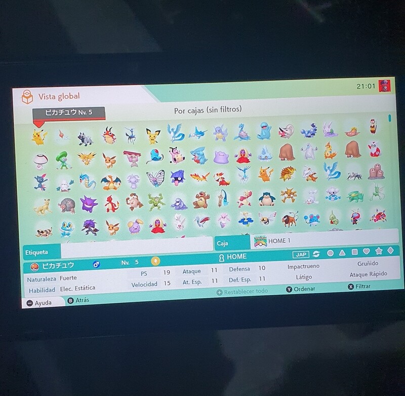 AMBAS, Pokémon Home Pokédex Completa Gen. 1 A 7 (pokedex shiny Y pokedex Normal y de Evento)