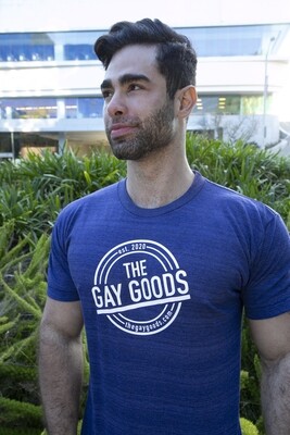 The Gay Goods Original - Indigo T-Shirt