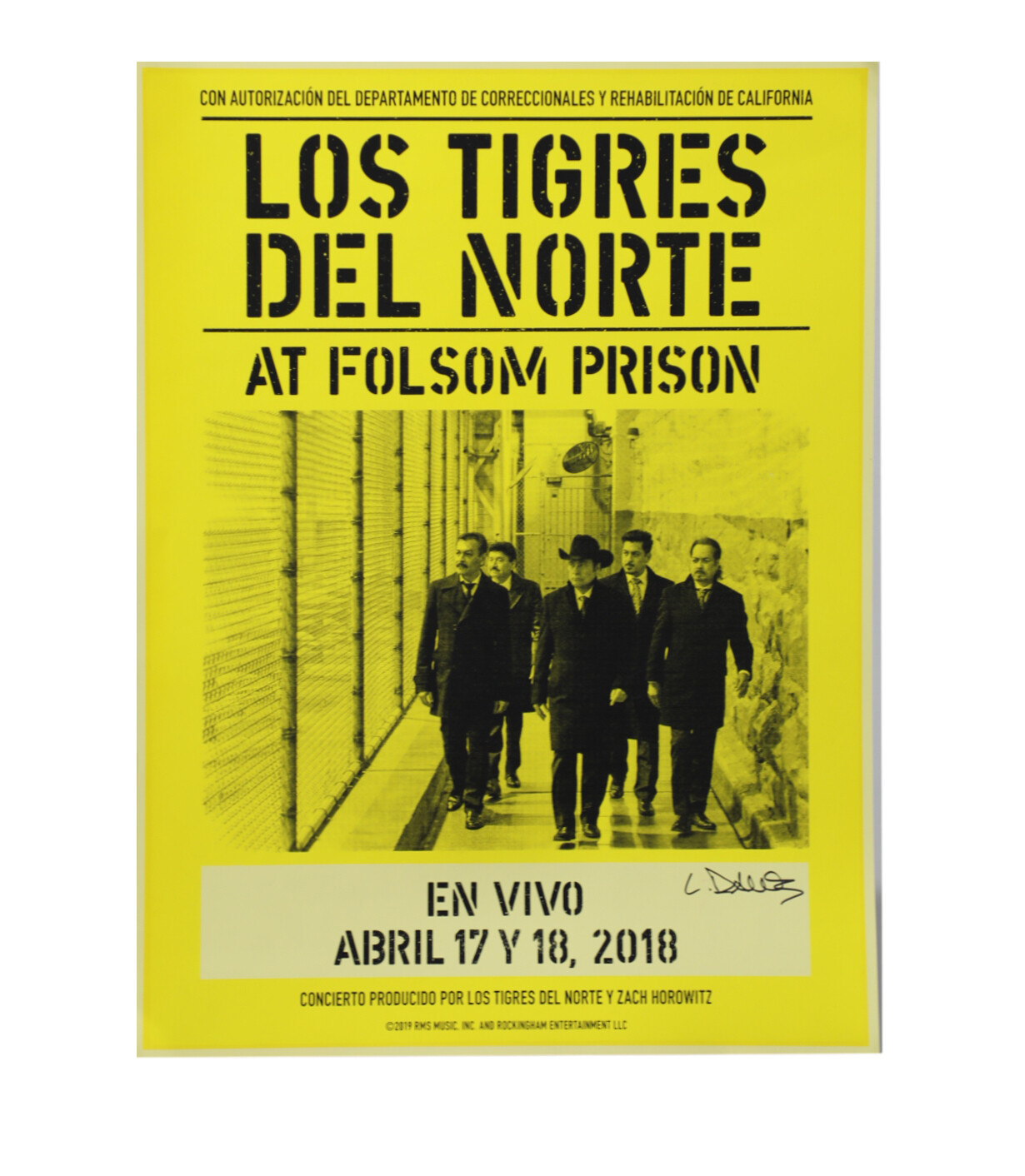 Los Tigres Del Norte Concert Poster