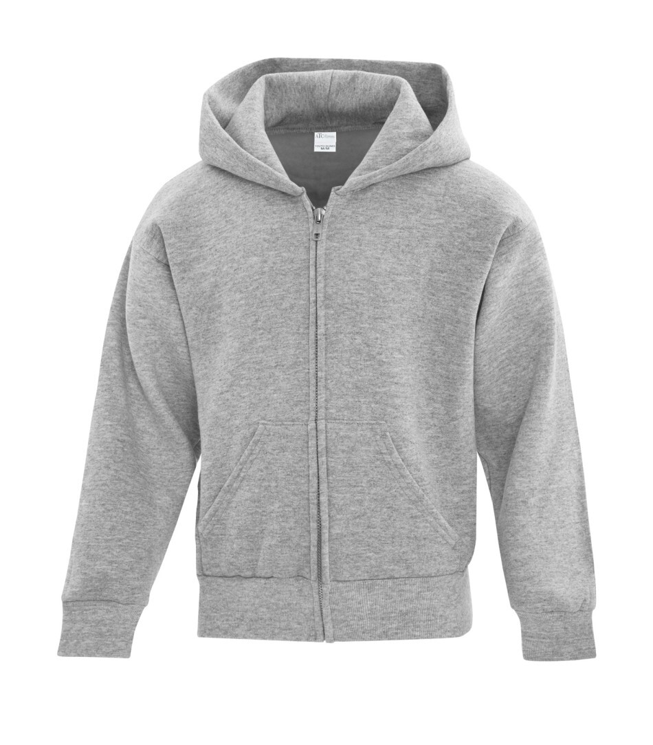 ATC™ EVERYDAY Fleece Full Zip Youth Hooded Sweatshirt