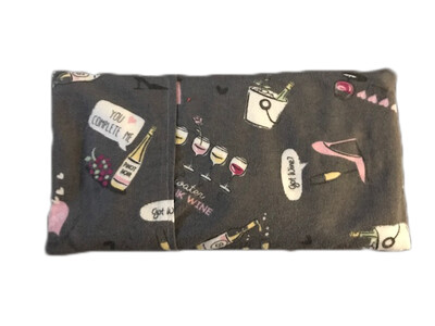 Wine Flannel Wheat Bag