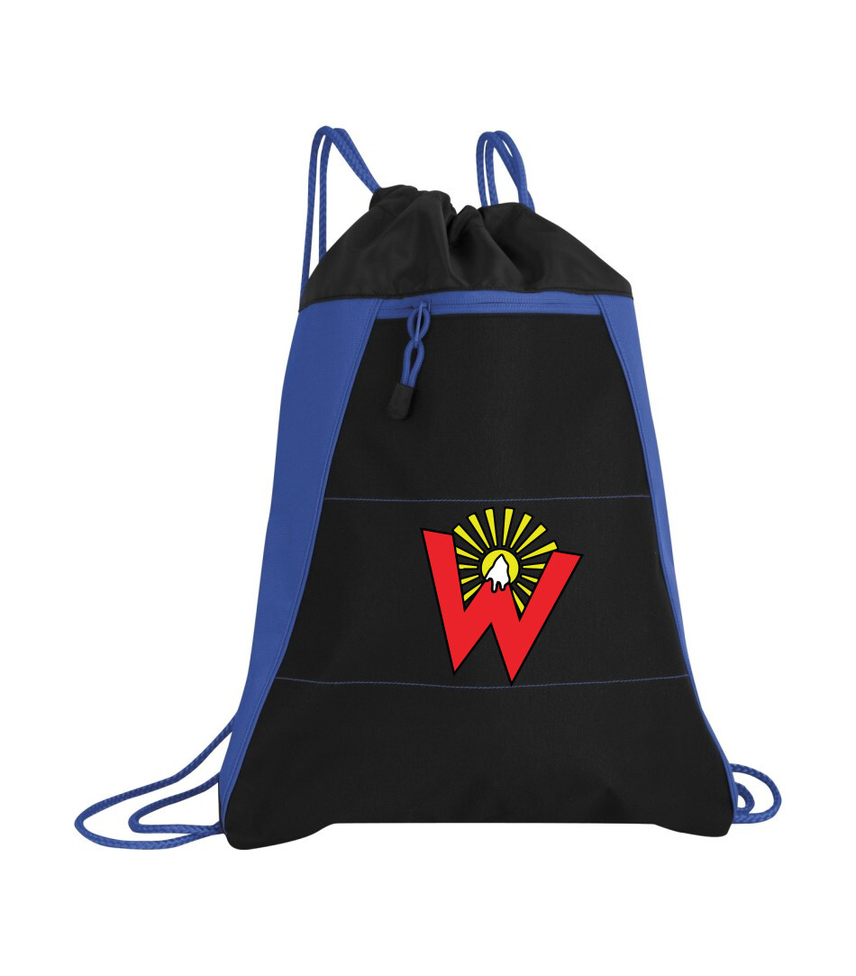 ​ATC™ VarCITY Sack Pack, Color: Black / Royal, Design: Design 1