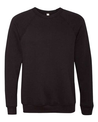 BELLA + CANVAS - Unisex Sponge Fleece Raglan Crewneck Sweatshirt