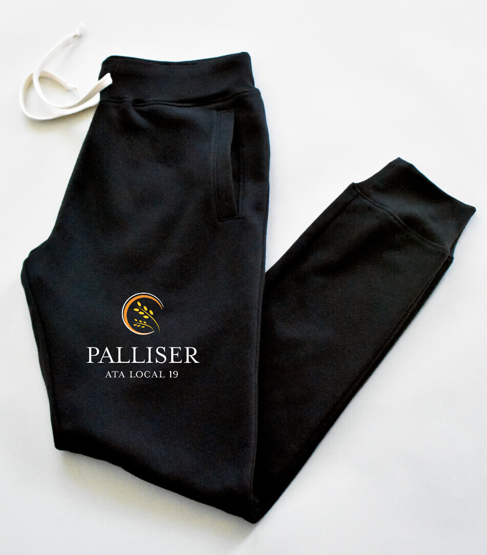 ATC™ EVERYDAY ADULT PREMIUM RING SPUN JOGGER, Color: Black, Design Choice: Palliser ATA Logo