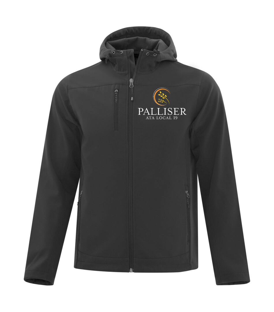 COAL HARBOUR Essential Hooded Soft Shell Jacket, Color: Black