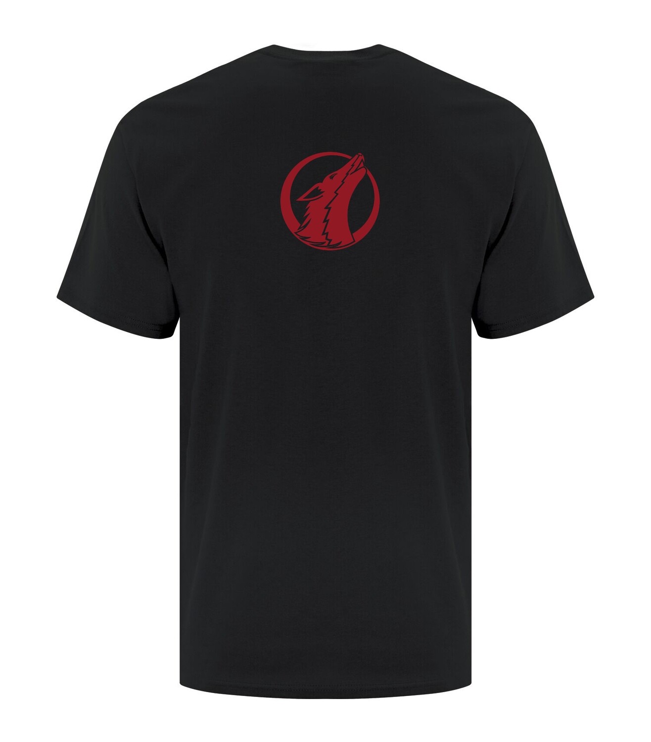 ATC Everyday Adult and Youth Cotton Tee, Color: Black, Add small solid howler on back between shoulder blades?: Yes
