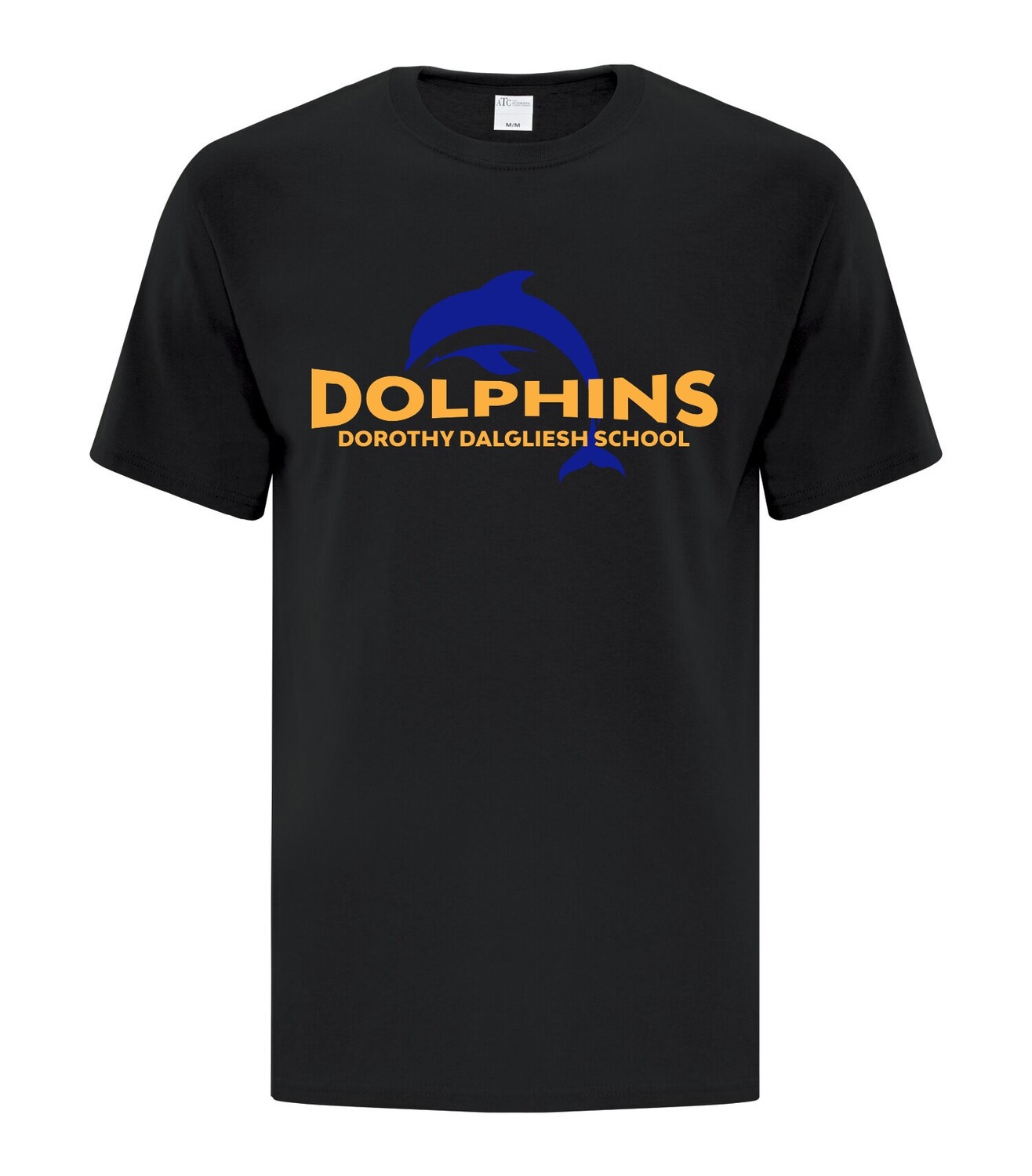 ATC Everyday Adult and Youth Cotton Tee, Color: Black, Design Choice: Design 1