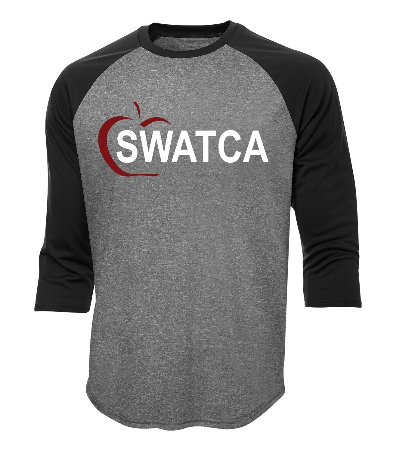 ATC Pro Team Baseball Jersey, Color: Charcoal body/ black sleeves, Design Choice: Design 1