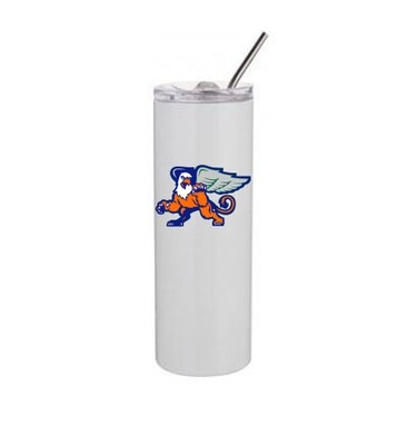 20oz Skinny Tumbler with Lid &amp; Straw