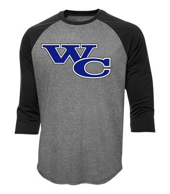 ATC Pro Team Baseball Jersey, Color: Charcoal body/ black sleeves, Design Choice: Design 1