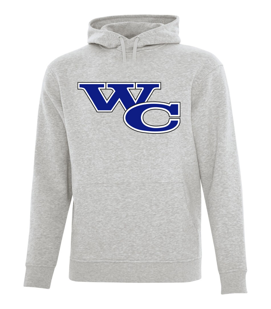 ATC ESACTIVE Adult and Youth Core Hooded 15.7 oz Sweatshirt, Color: Athletic Grey, Design Choice: Design 1