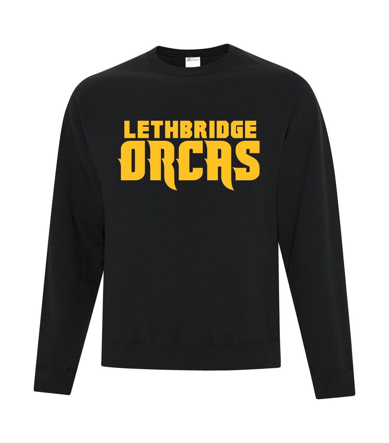 ATC™ EVERYDAY FLEECE CREWNECK SWEATSHIRT, Design Choice: Design 1, Color: Black