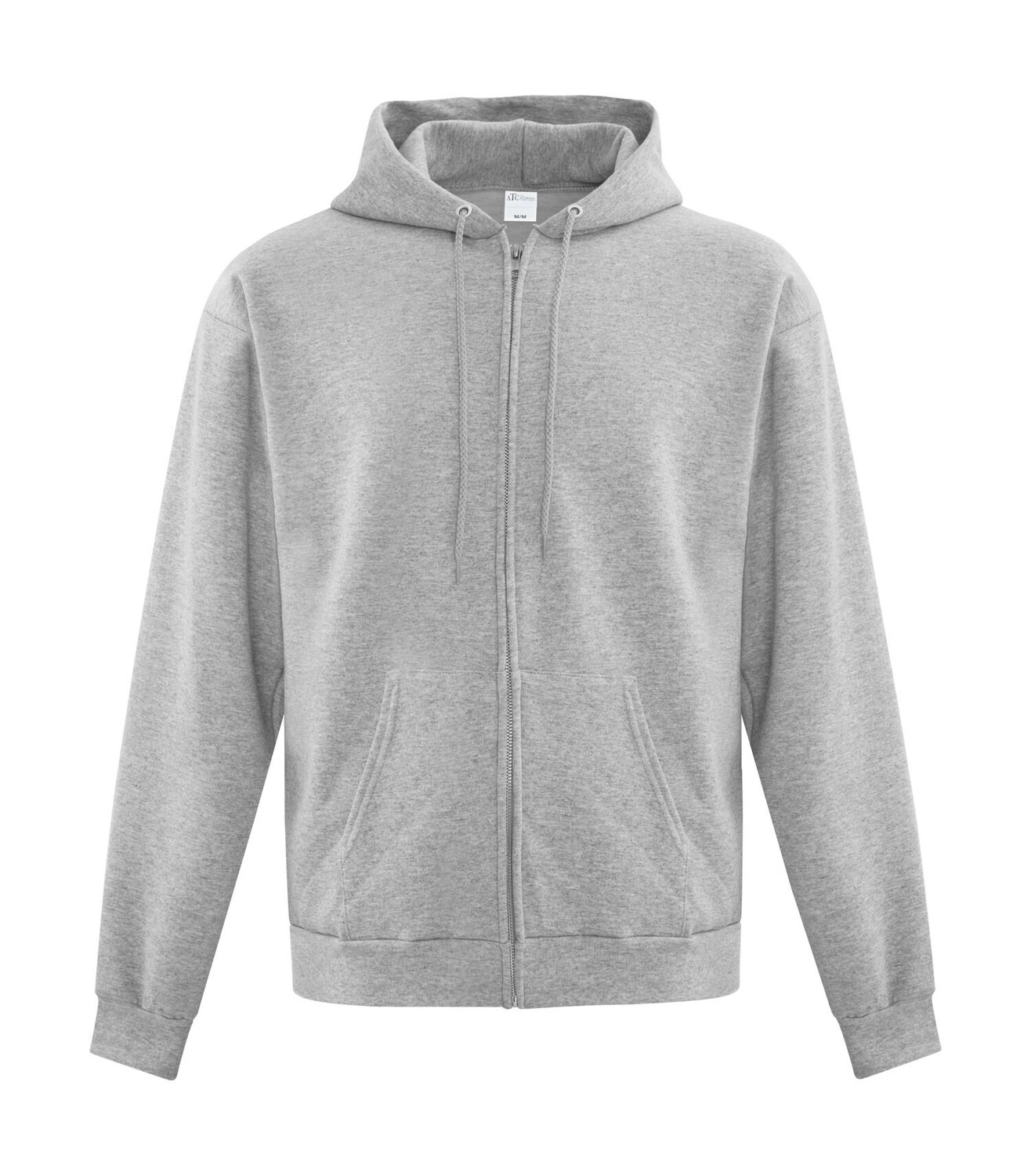 ATC™ EVERYDAY Fleece Full Zip Hooded Sweatshirt, Color: Athletic Grey