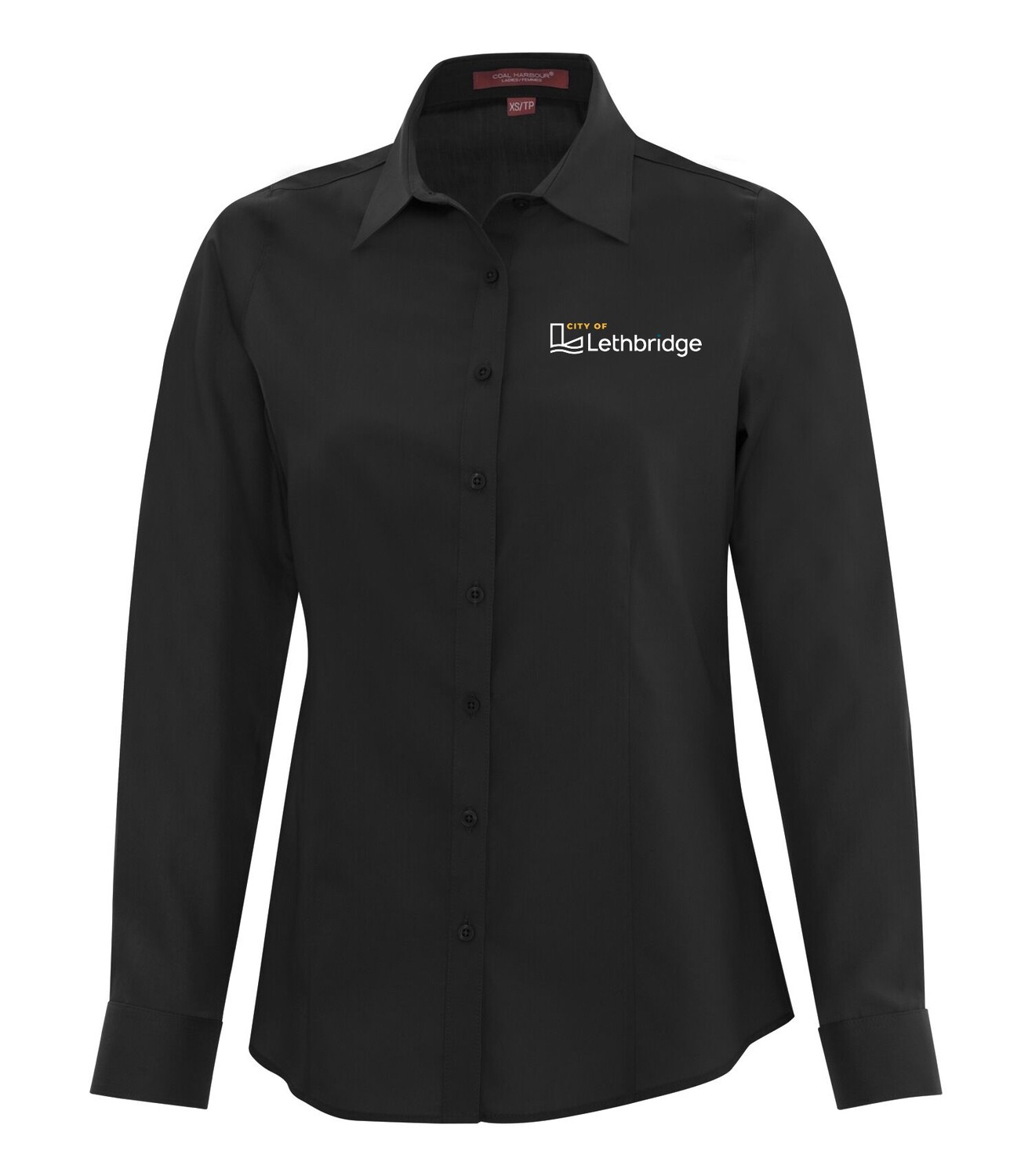 COAL HARBOUR® EVERYDAY LONG SLEEVE WOVEN LADIES&#39; SHIRT