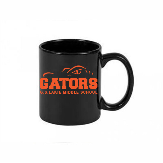 Ceramic Mug, Color: Black, Design Choice: Design 1