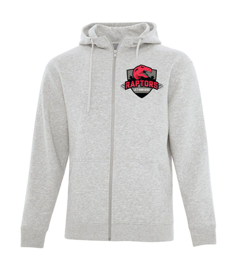 ATC ESACTIVE Core Full Zip Hooded Sweatshirt, Color: Athletic Grey