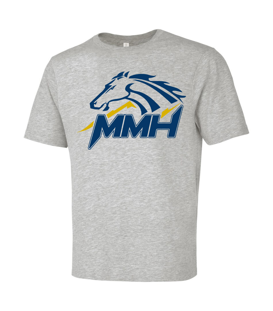 ATC™ EUROSPUN® RING SPUN TEE, Color: Athletic Grey, Design Choice: Design 1