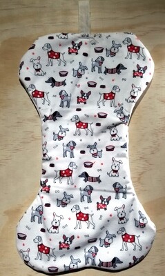 Customizable Hand Made Dog Bone Stocking