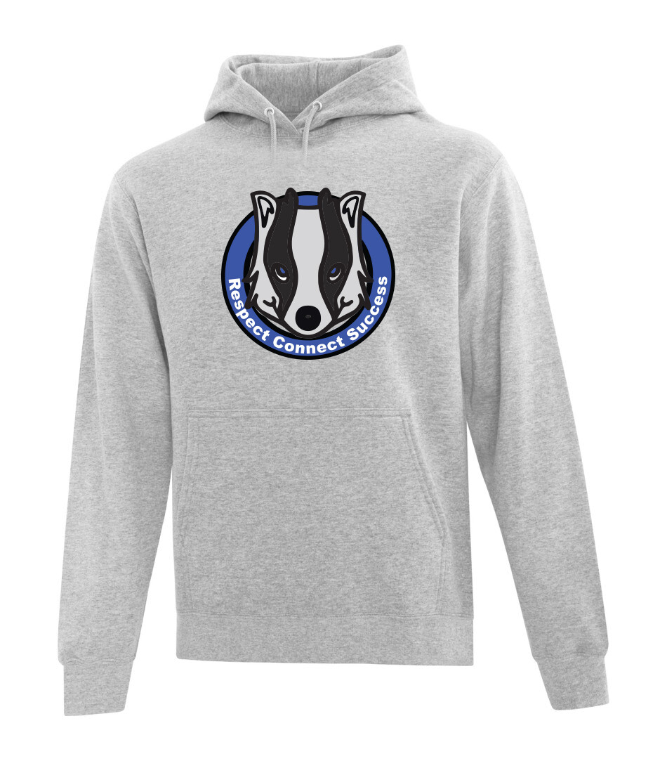 ​ATC™ EVERYDAY Adult and Youth Fleece Hooded Sweatshirt, Color: Athletic Heather, Design Choice: Design 1