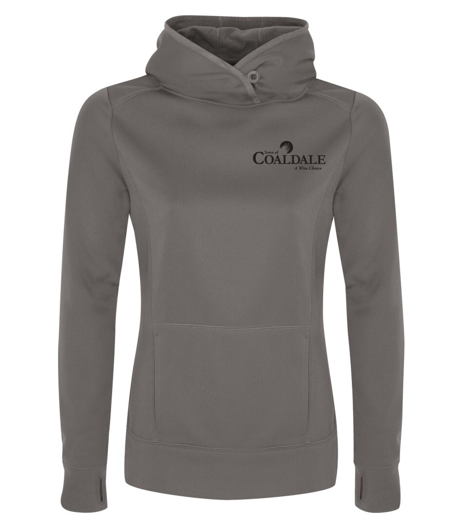 ATC™ GAME DAY Fleece Hooded Ladies' Sweatshirt, Color: Coal Grey