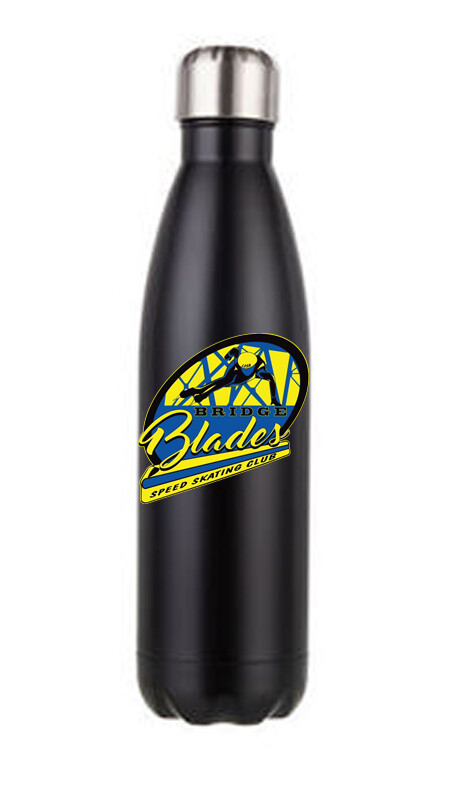 17oz Stainless Steel Coke Shaped Bottle, Color: Black